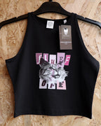 Fluff Off Crop Top