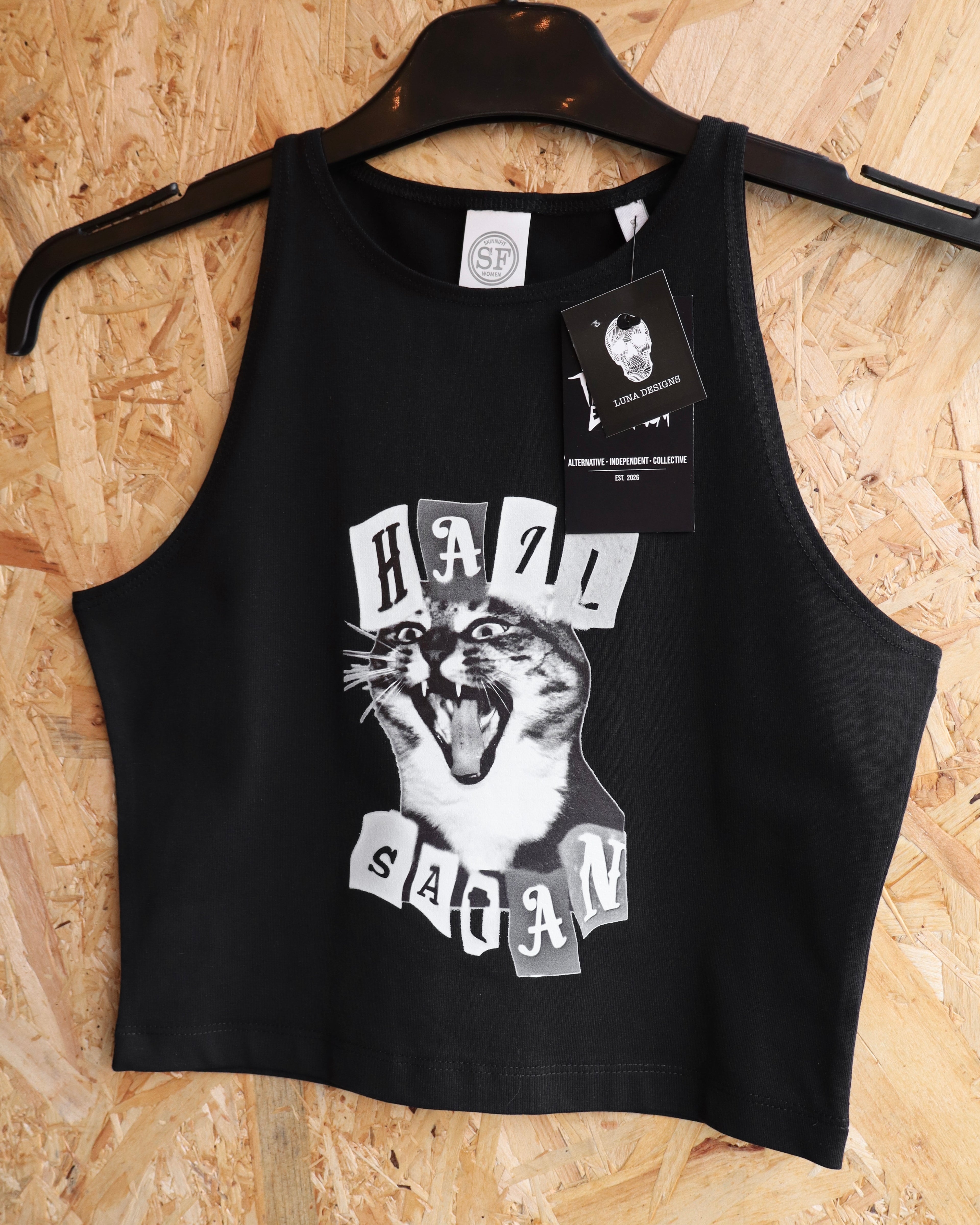 Hail Satan Crop Top