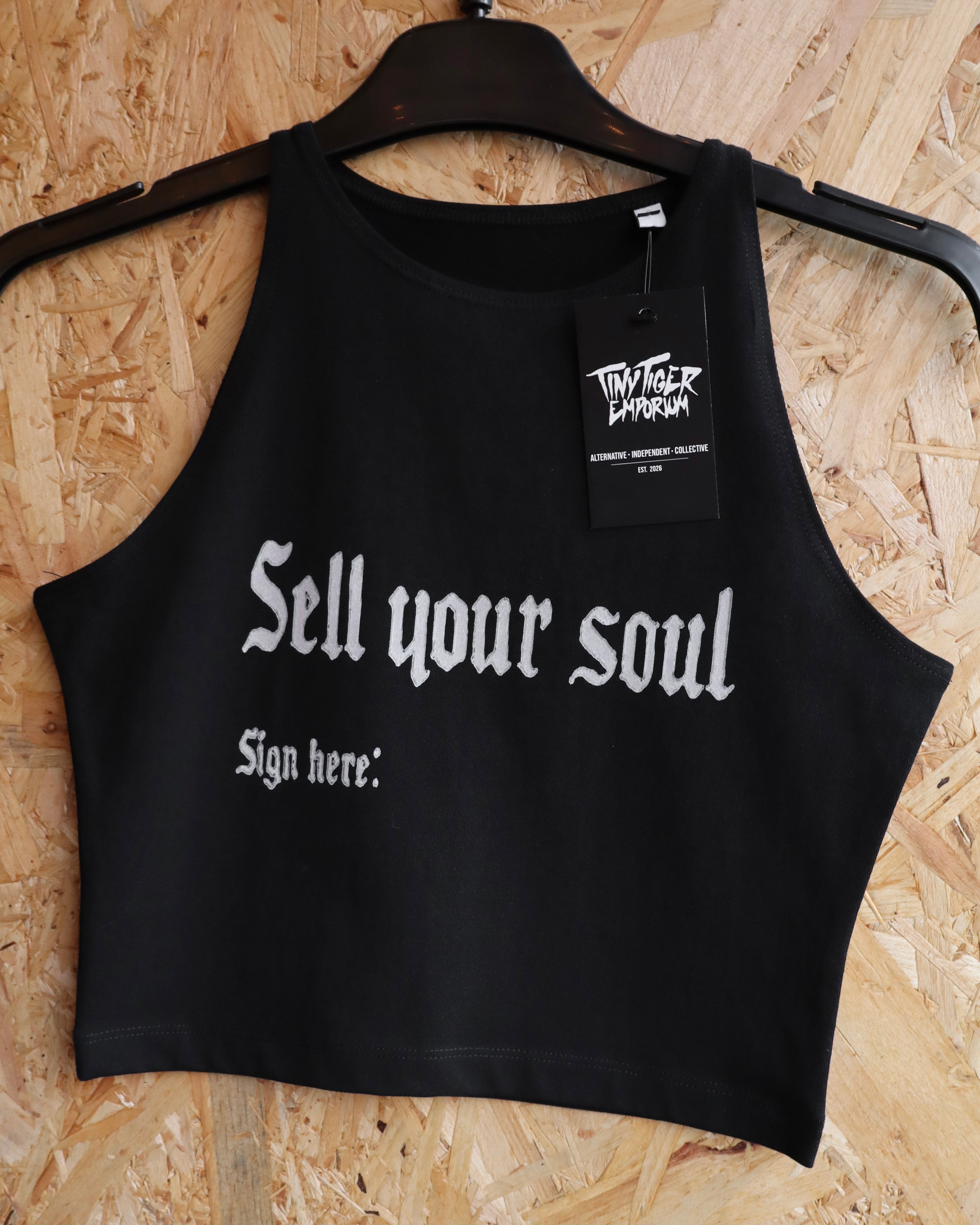 Sell Your Soul Crop Top
