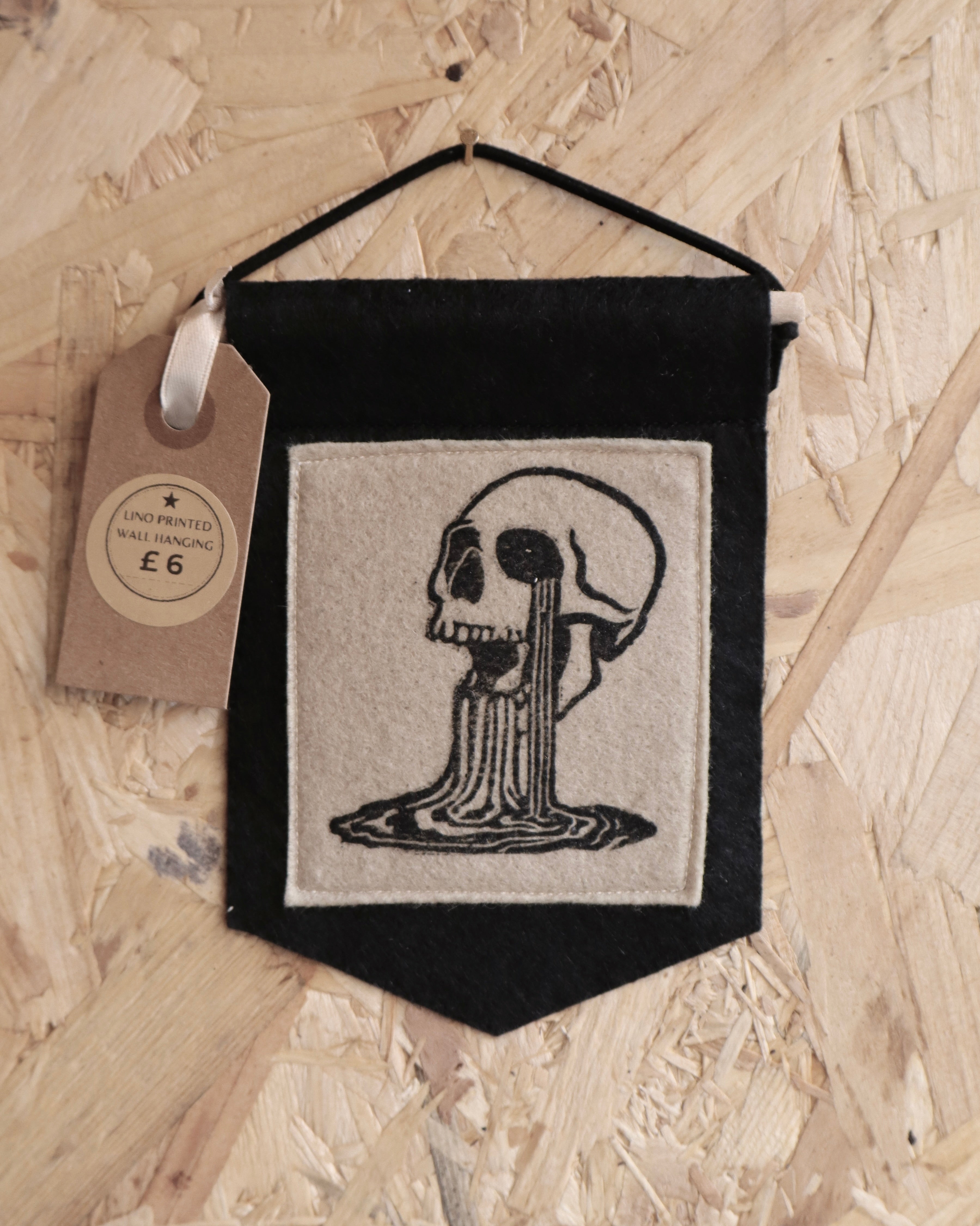 Handmade Mini Linocut Banners