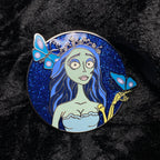 Emily Hard Enamel Glitter Pin