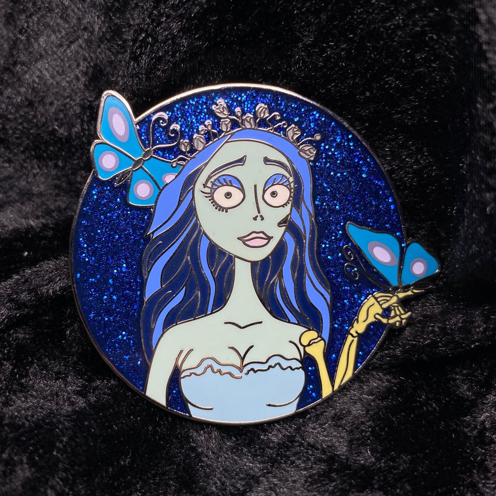 Emily Hard Enamel Glitter Pin
