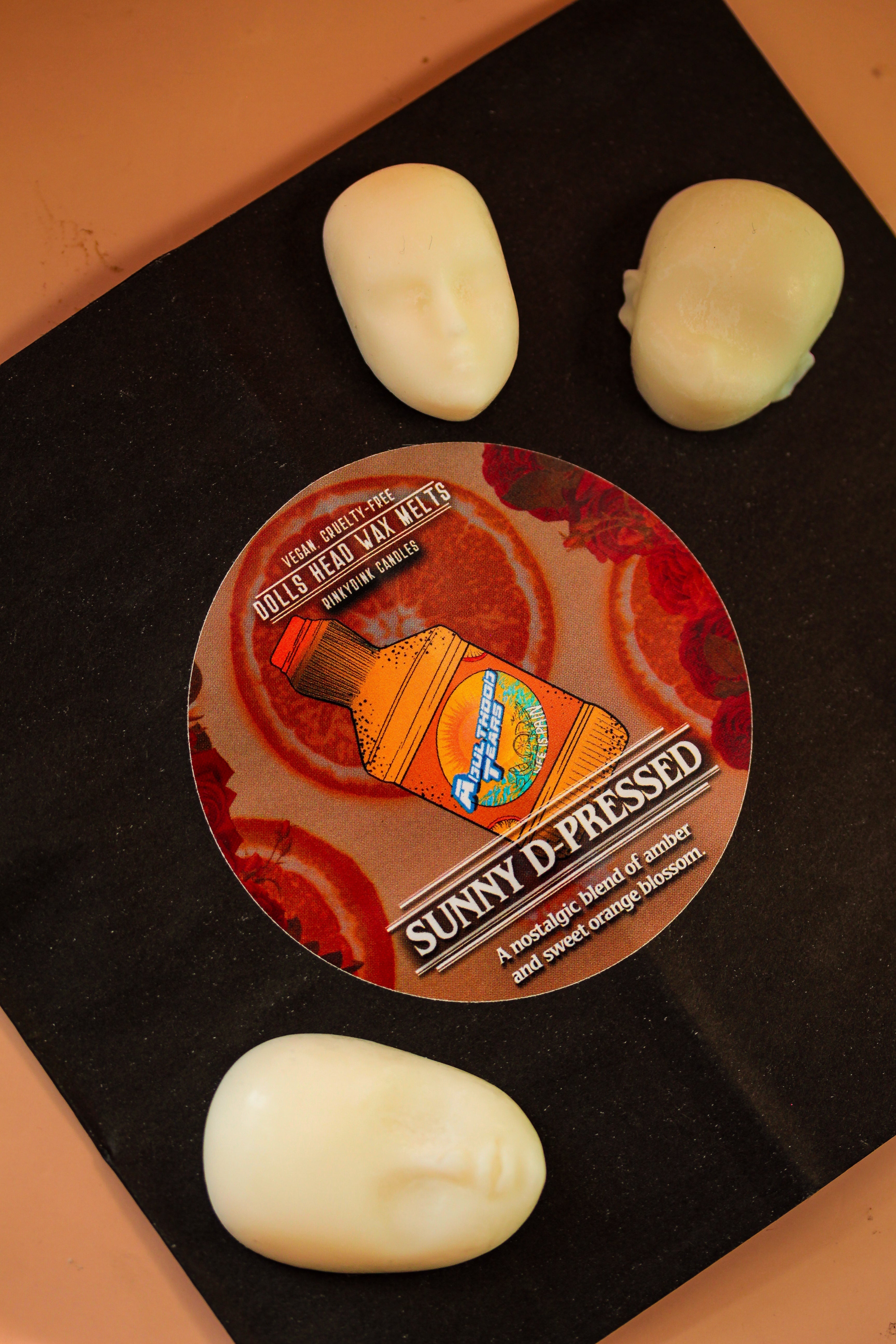 Sunny D-Pressed Dolls Head Wax Melts (VG)