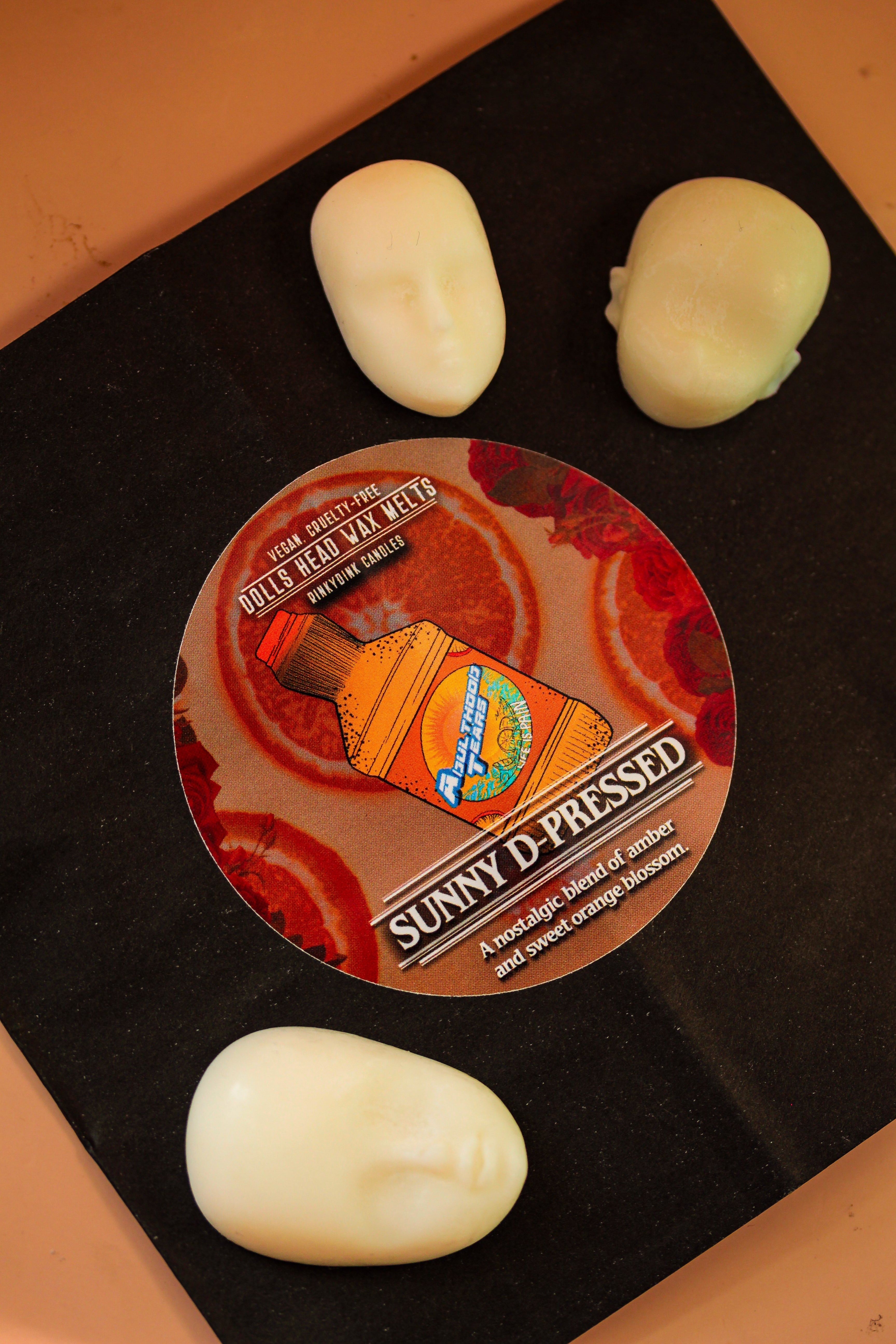 Sunny D-Pressed Dolls Head Wax Melts (VG)
