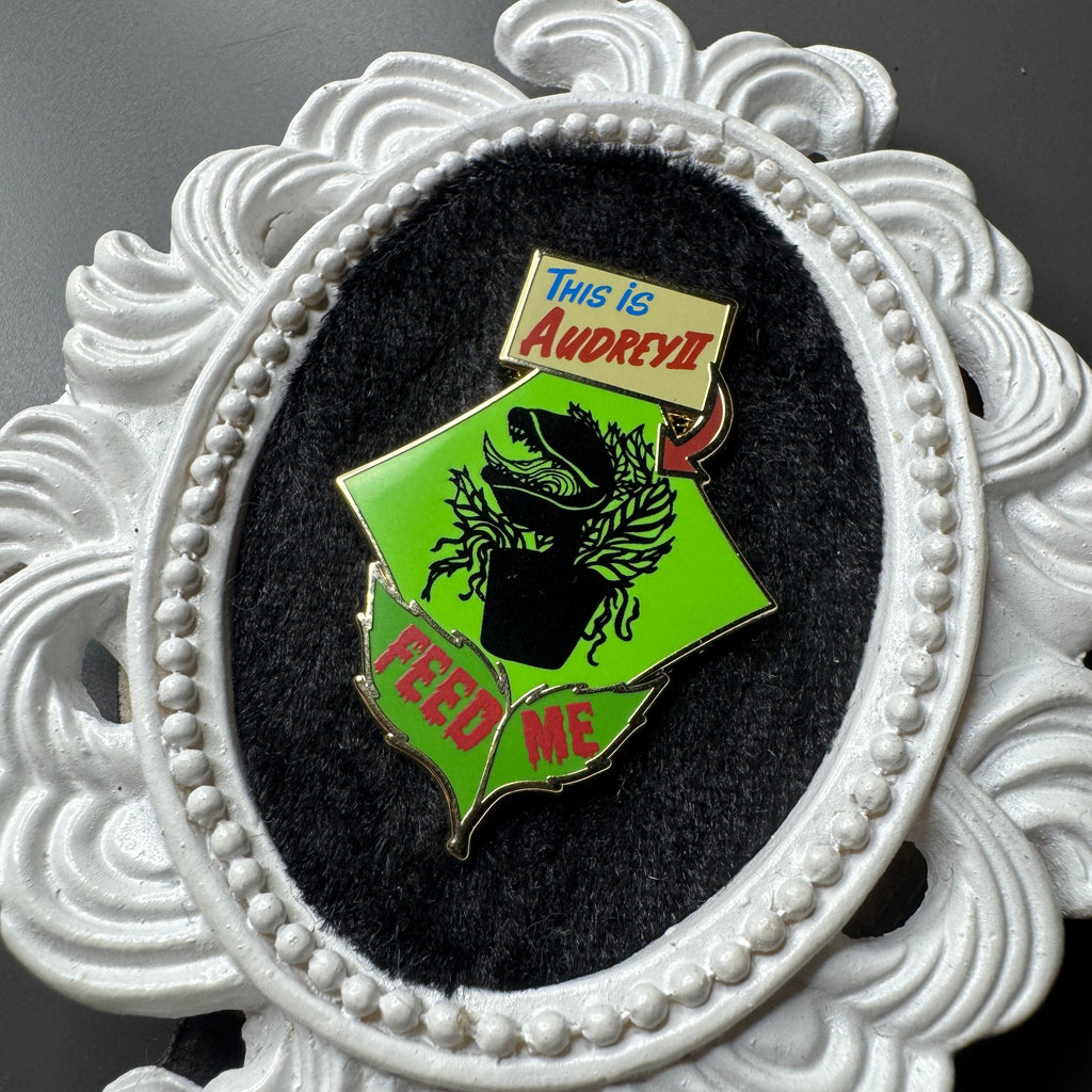 Feed Me Villain Hard Enamel Pin