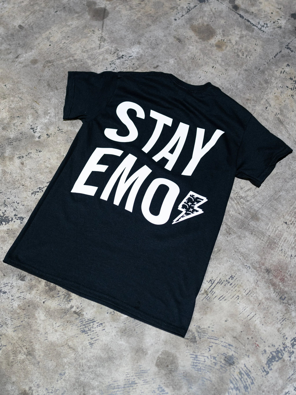 Stay Emo Black Bolt T-Shirt