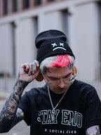 Sad Face Beanie