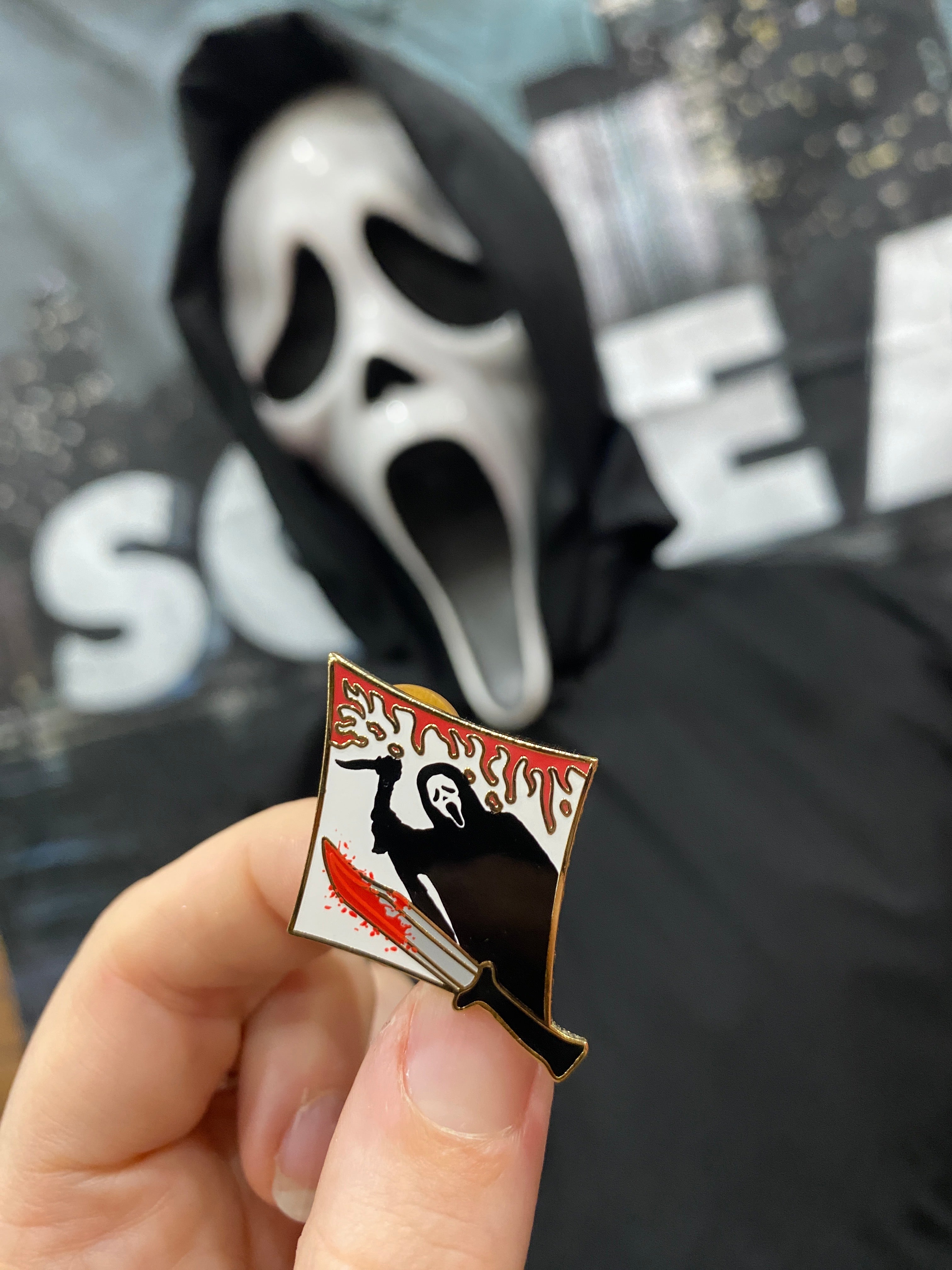 Scream Ghostface Enamel Pin