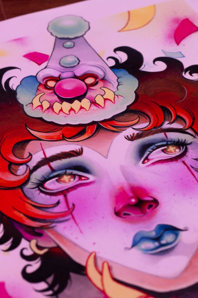 Clown Core Art Print