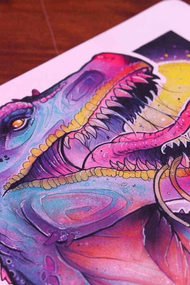 Noodle-Saur Art Print