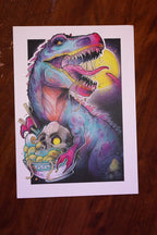 Noodle-Saur Art Print