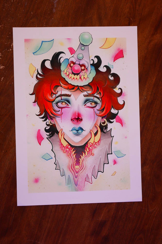 Clown Core Art Print