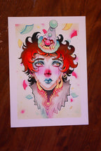 Clown Core Art Print
