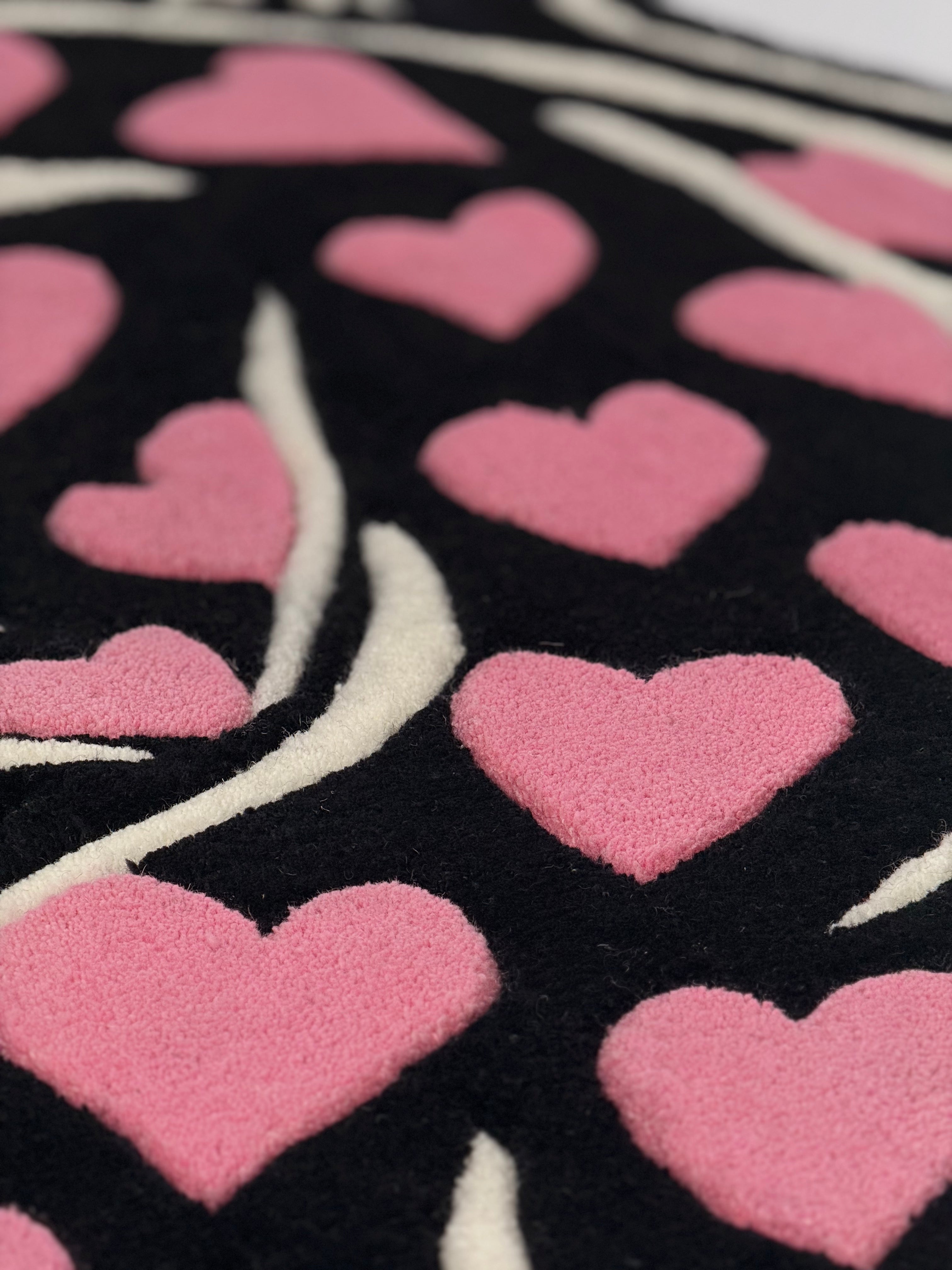 Loveheart Panther Rug