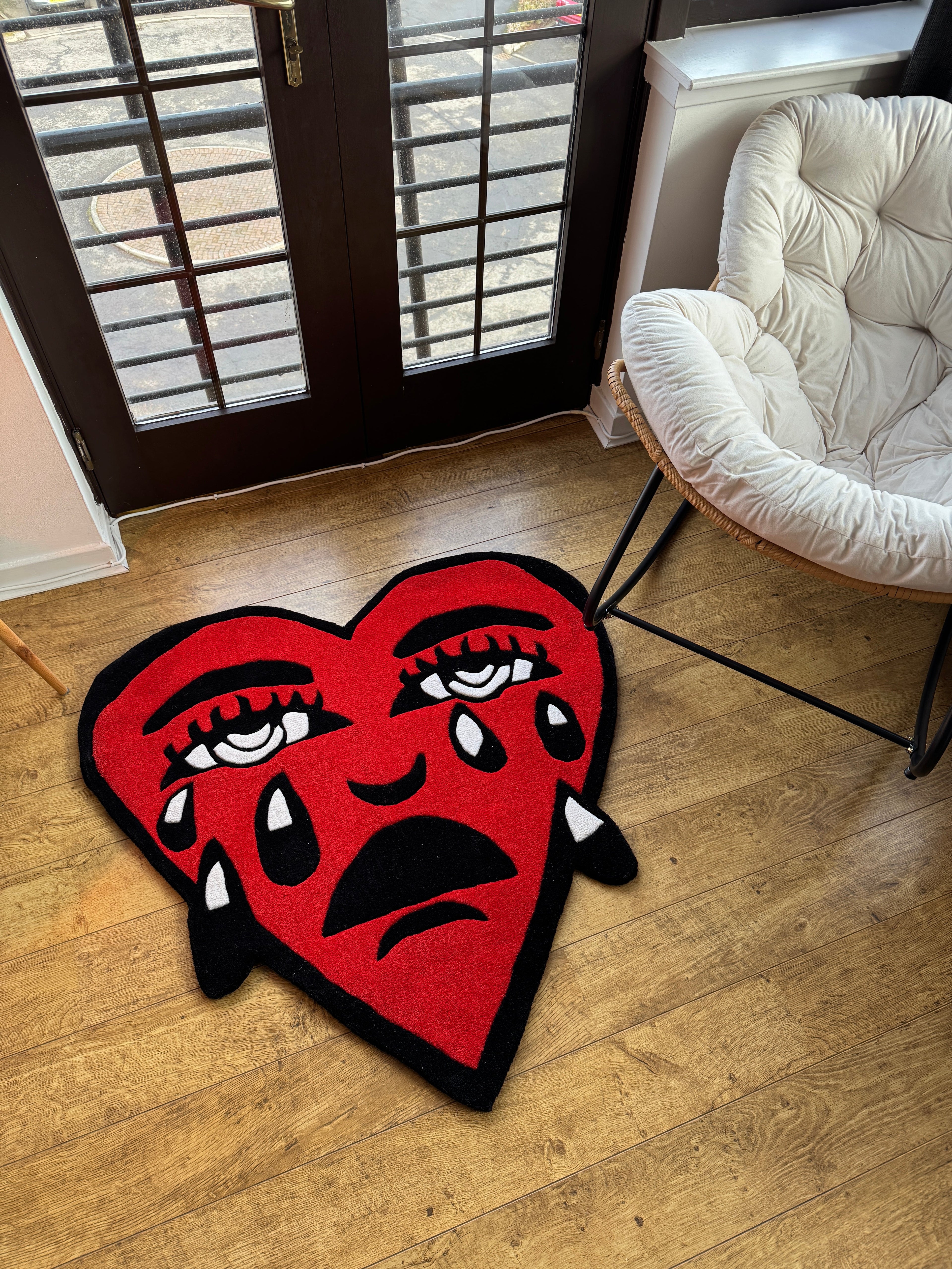 Crying Heart Rug