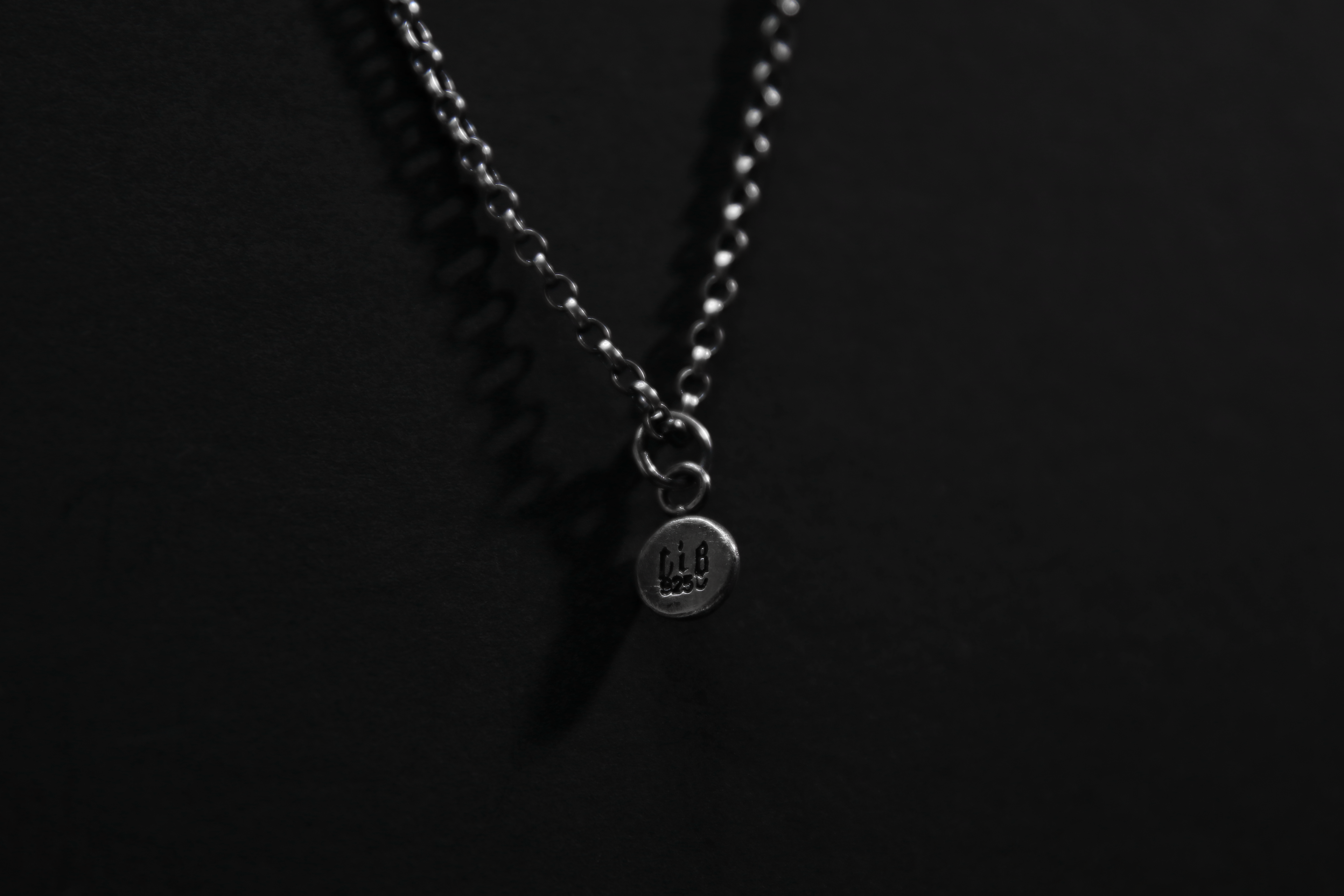 Tiny Sterling Silver Memento Mori Skull Pendant