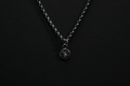 Tiny Sterling Silver Spider Pendant