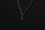 Tiny Sterling Silver Spider Pendant