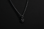 Tiny Sterling Silver Spider Pendant