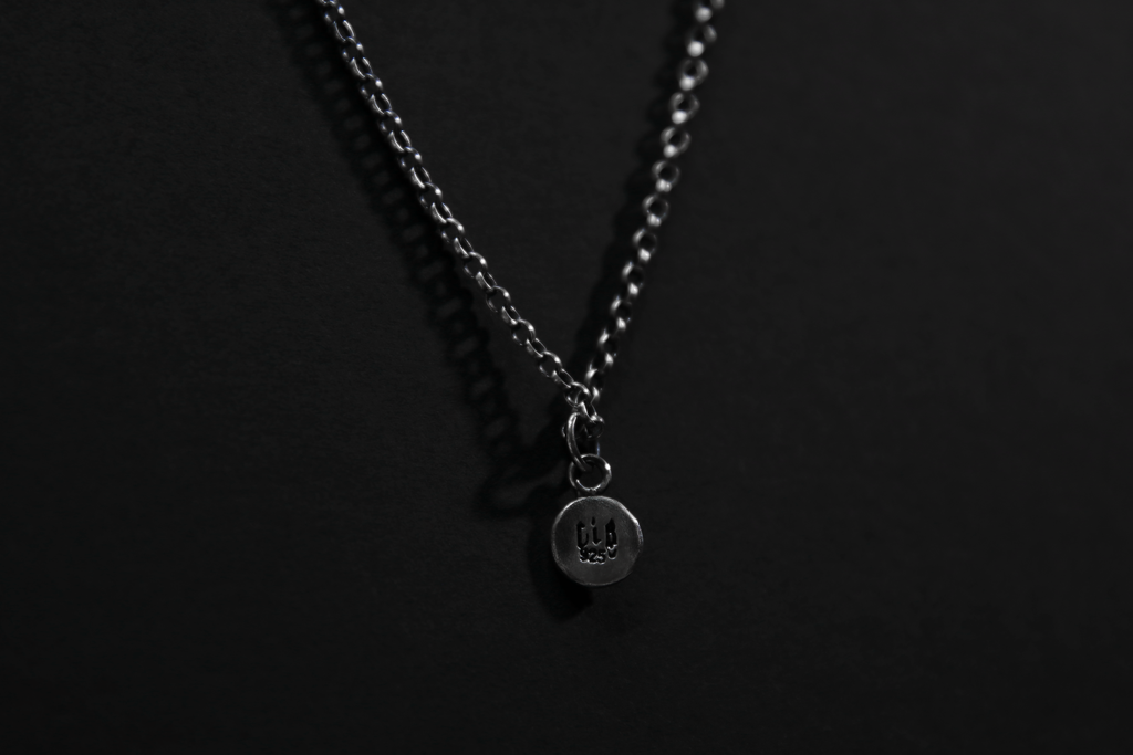 Tiny Sterling Silver Spider Pendant