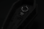 Sterling Silver Nosferatu Hoop Earrings