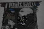 Sterling Silver Nosferatu Hoop Earrings