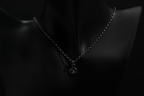 Tiny Sterling Silver Spider Pendant