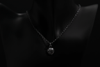 Sterling Silver Memento Mori Skull Pendant