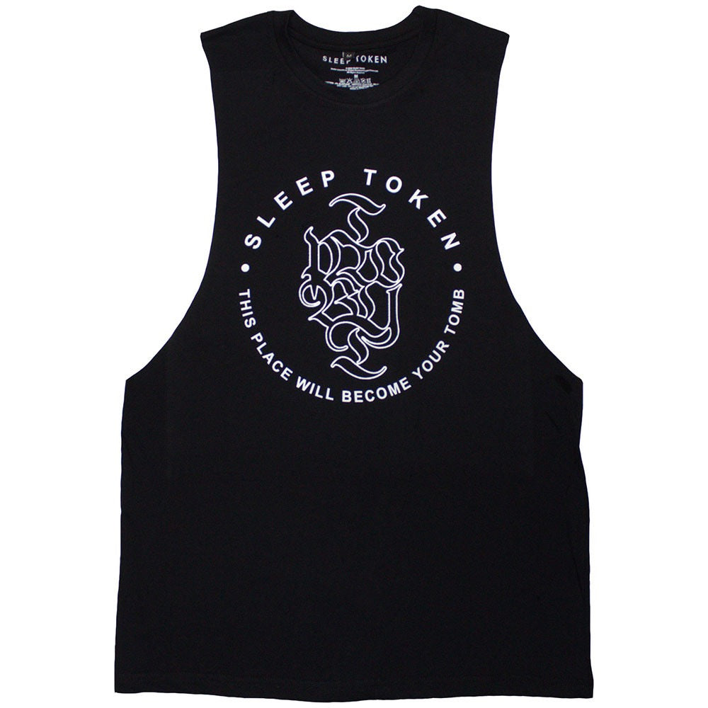Sleep Token Tomb Text Ring Vest