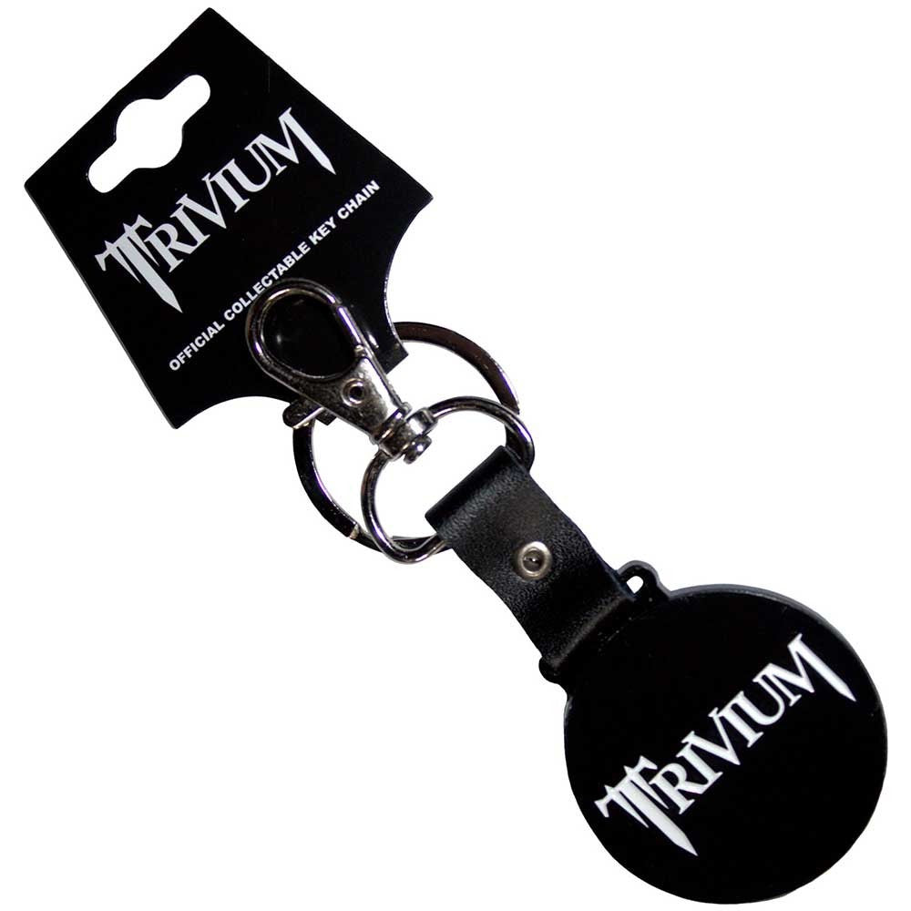 Trivium Classic Logo Mono Circle Keychain