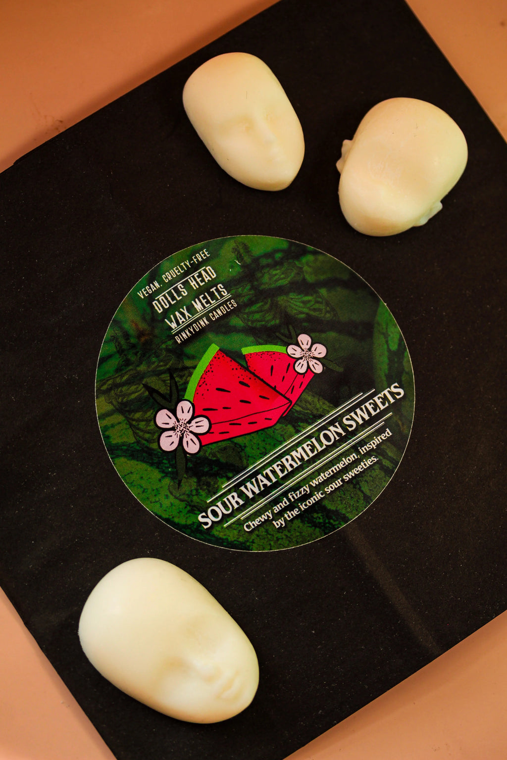 Sour Watermelon Dolls Head Wax Melts (VG)
