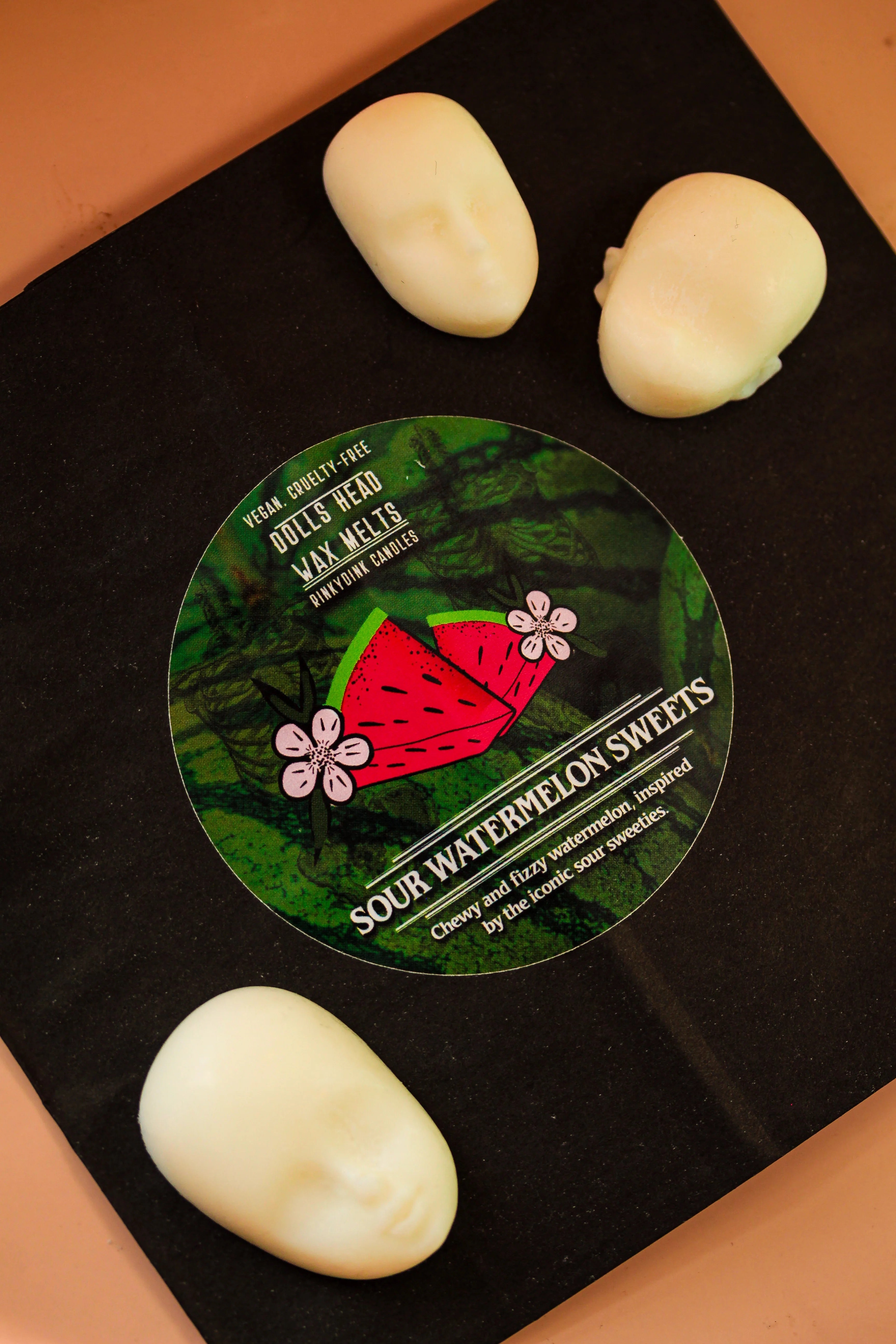 Sour Watermelon Dolls Head Wax Melts (VG)