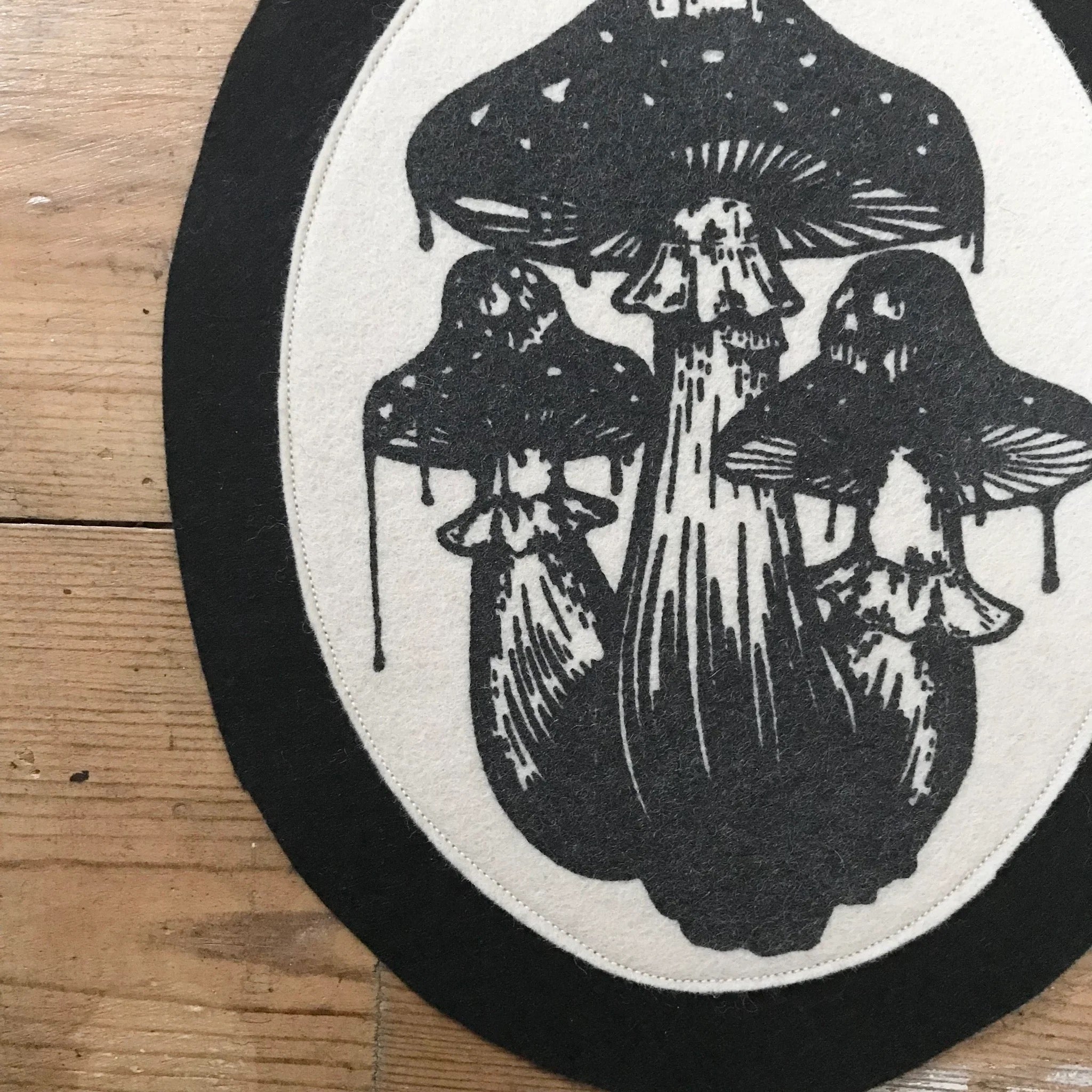 Shrooms Felt Wall Banner
