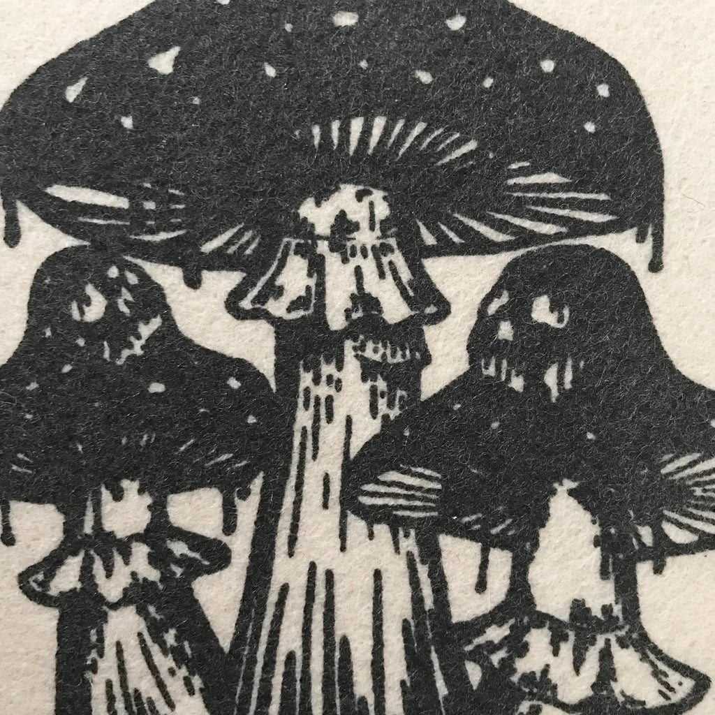Shrooms Felt Wall Banner