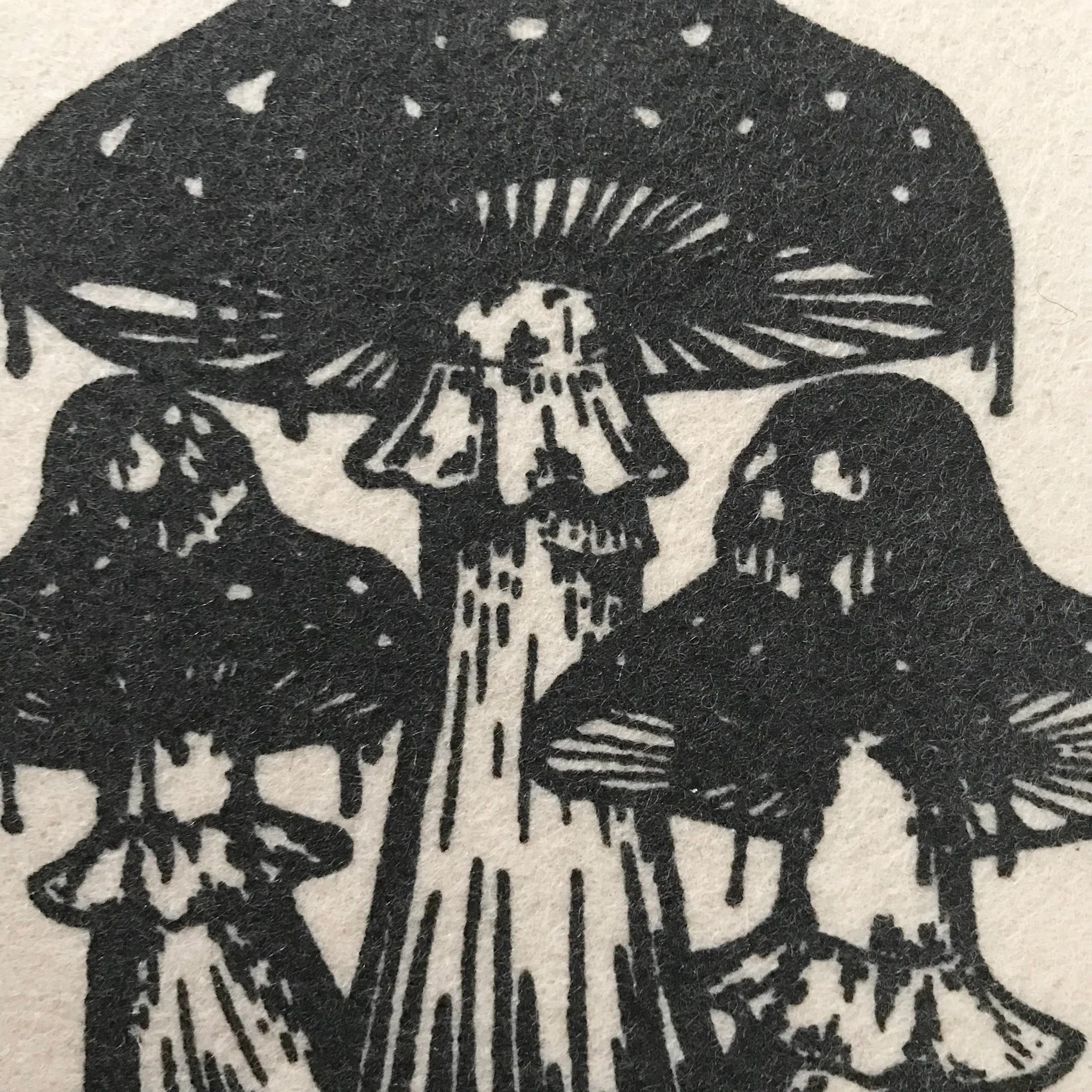 Shrooms Felt Wall Banner