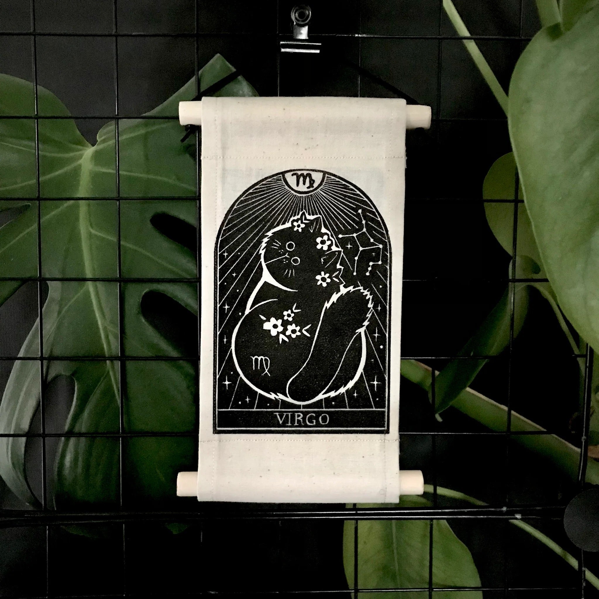 Virgo Zodicats Wall Hanging