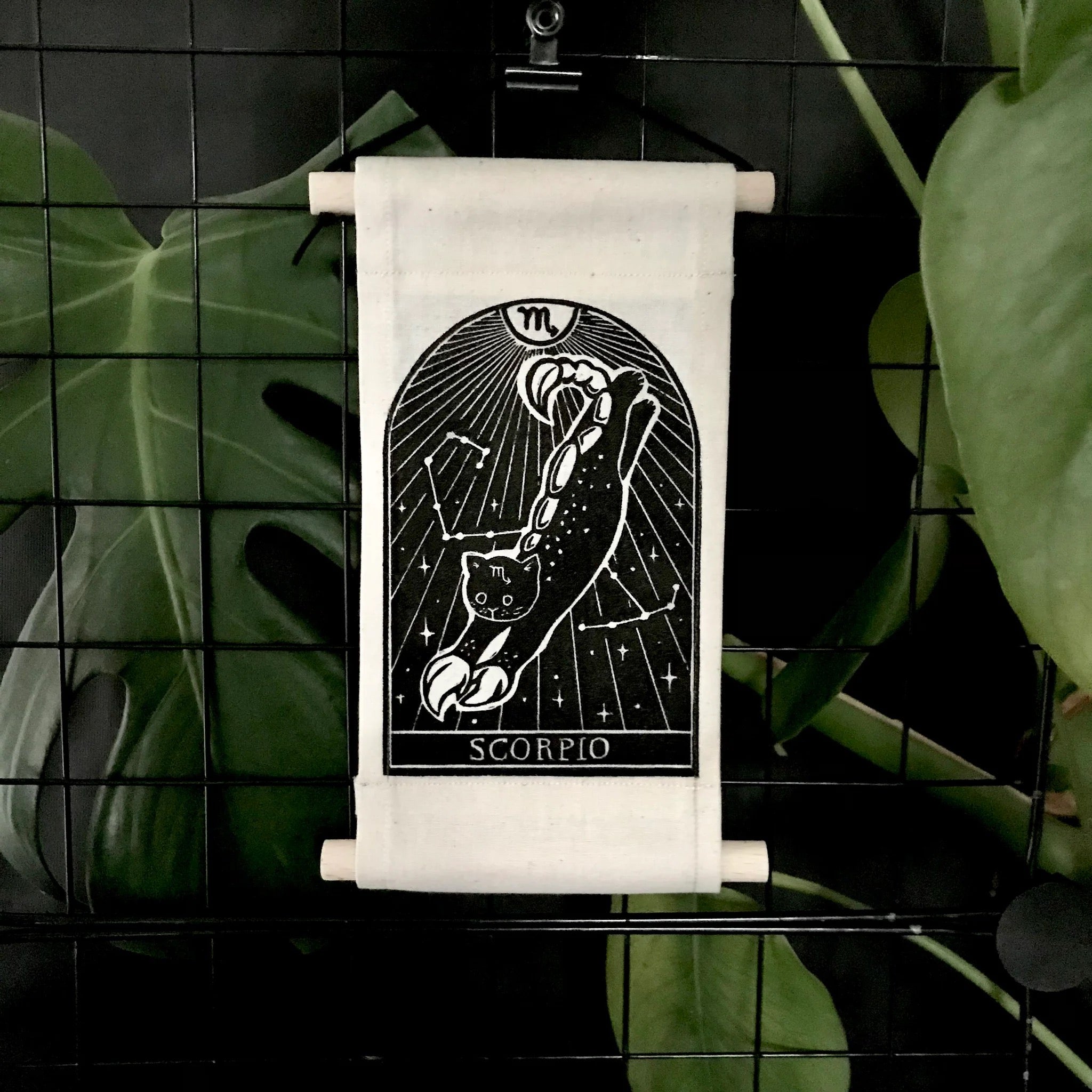 Scorpio Zodicats Wall Hanging