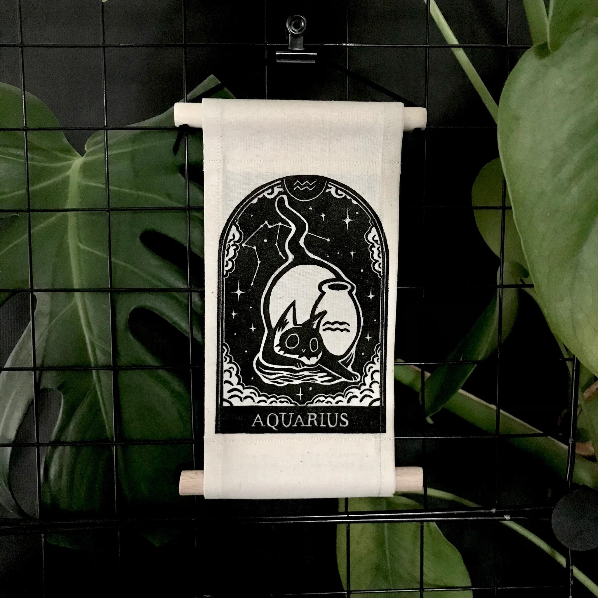 Aquarius Zodicat Wall Hanging