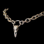 Raven Skull Pendant Necklace