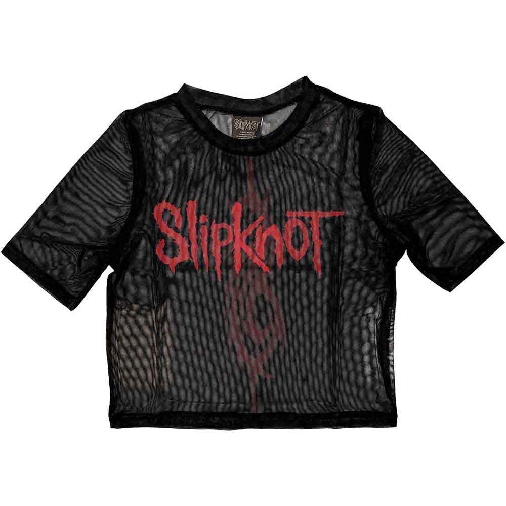 Slipknot Logo Lady Mesh Crop