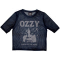 Ozzy Osbourne Speak Of The Devil Navy Mesh Crop