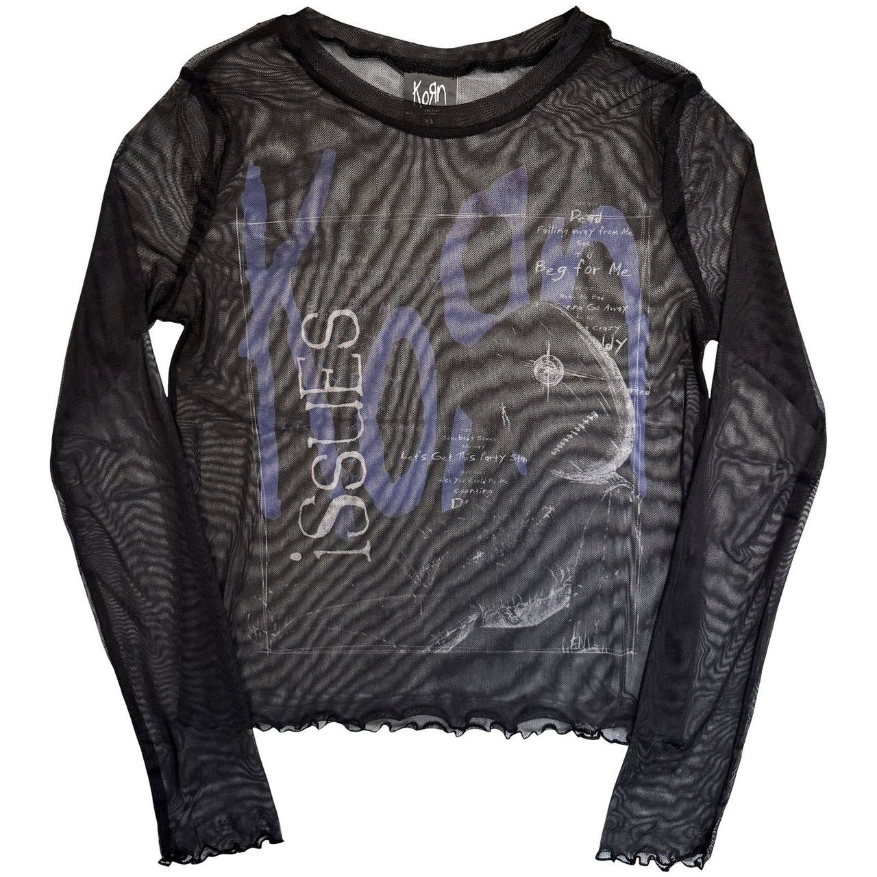 Korn Issues Mesh Crop