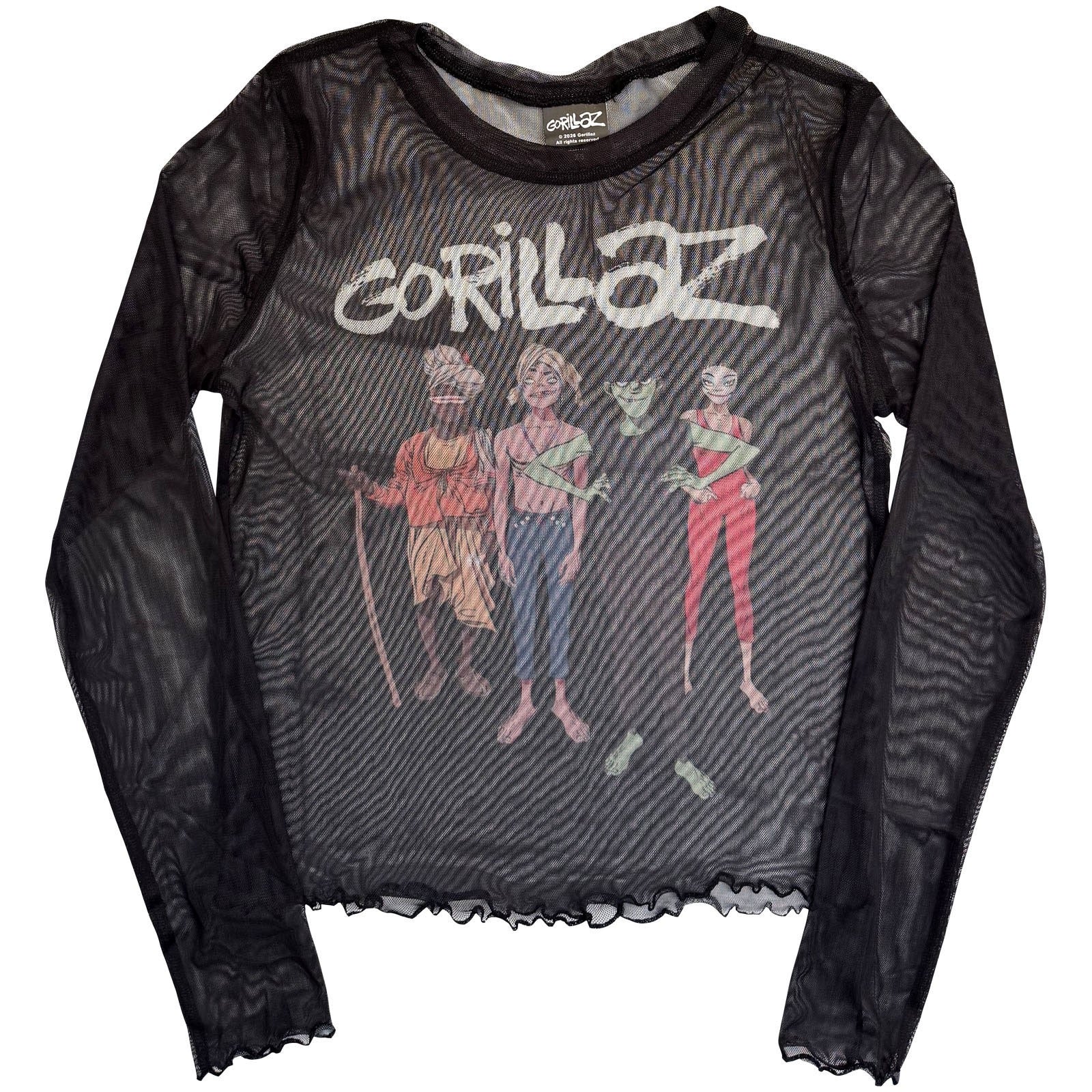 Gorillaz The Mountain Group Mesh Crop