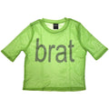CharliXCX Brat Mesh Crop