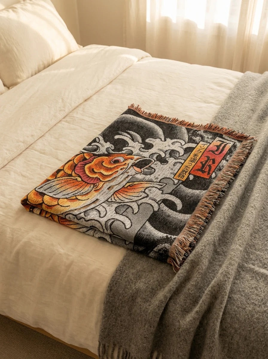 Koi Fish Tapestry