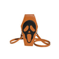 Orange Ghostface Scream Coffin Bag
