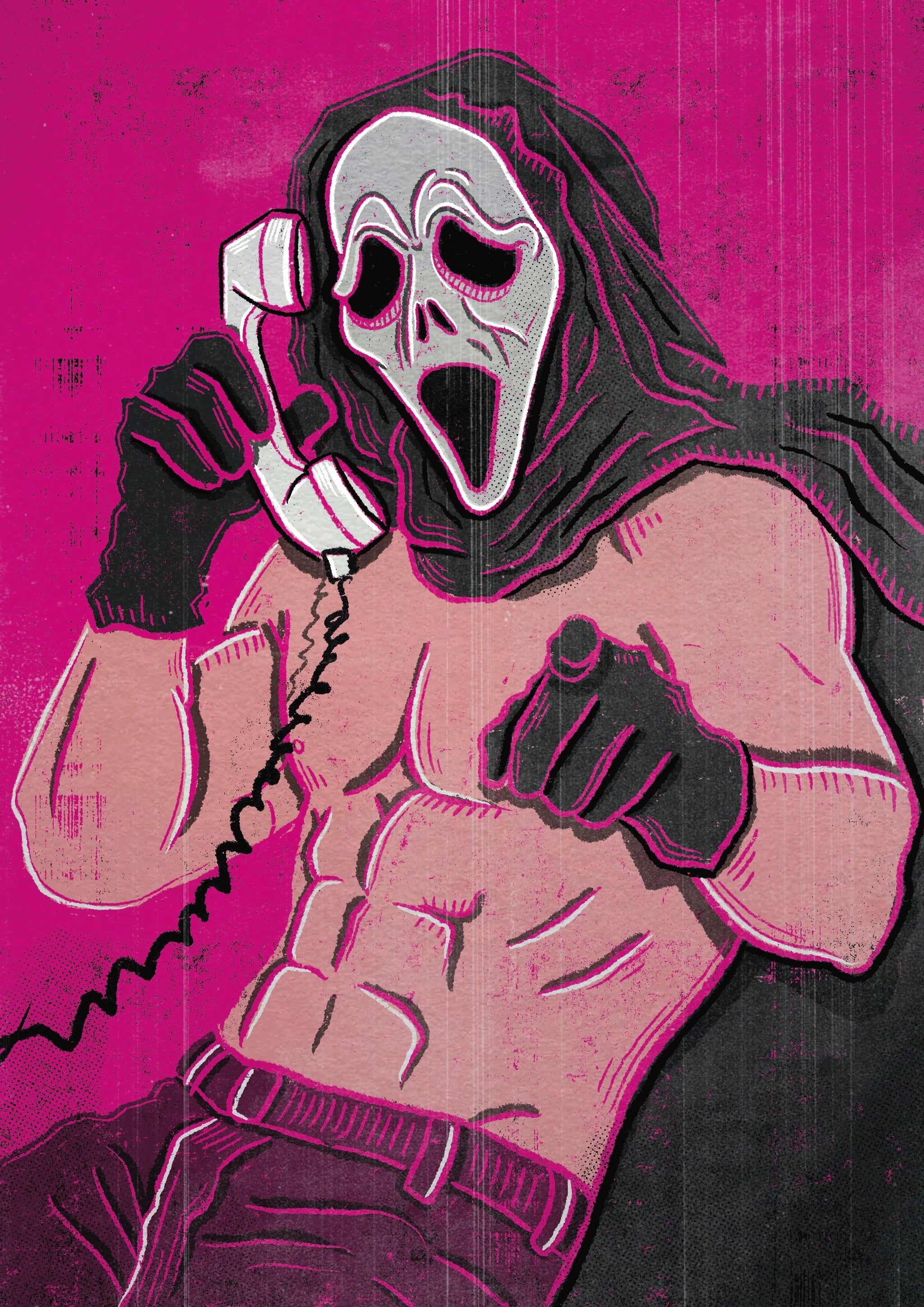 Sexy Ghostface Art Print