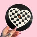 Checkered Heart 7" Mini Record