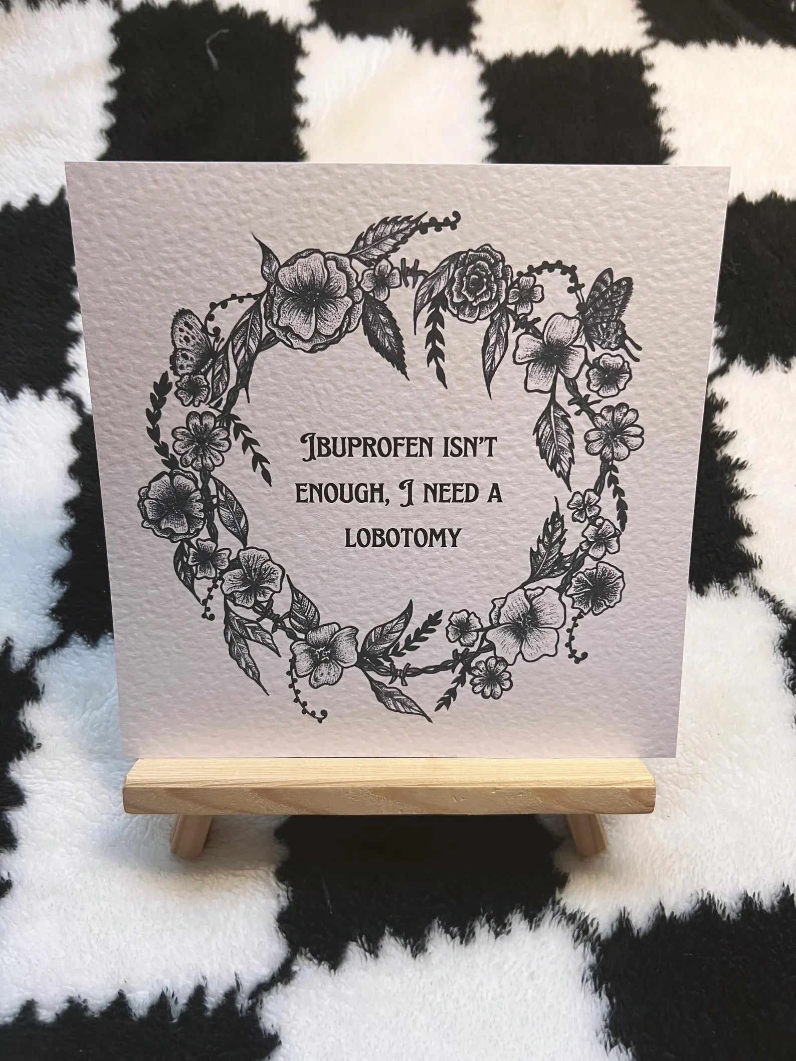 Ibuprofen Square Print