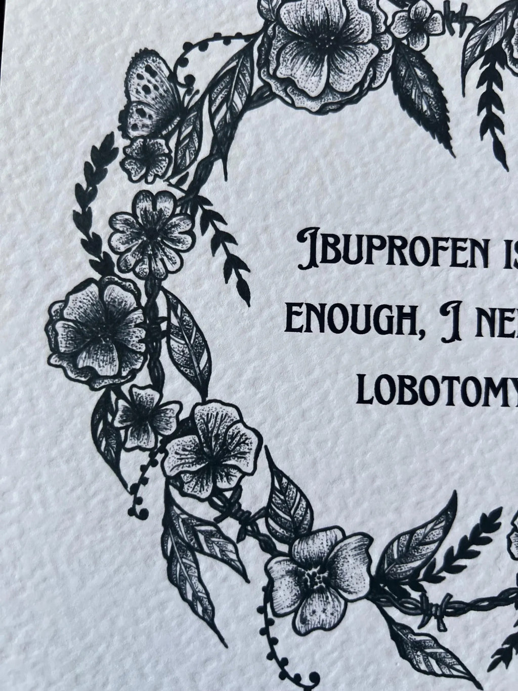Ibuprofen Square Print